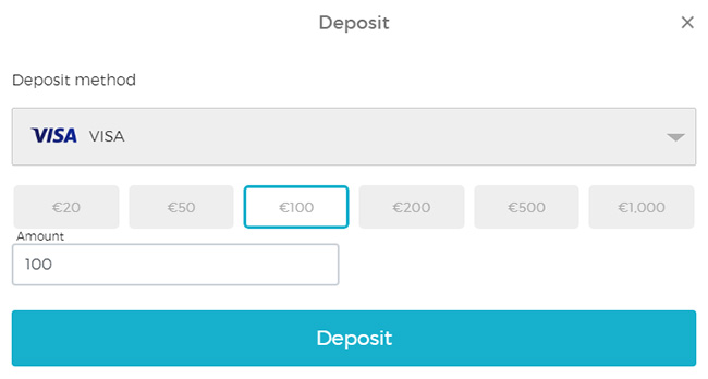 Dublin Bet deposit