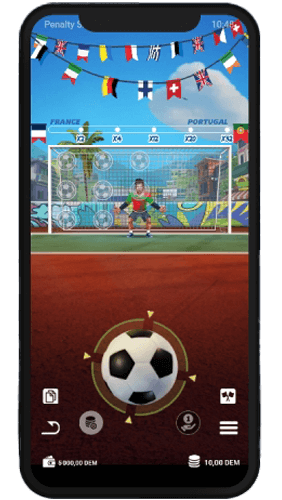 Jeu du Penalty Mobile