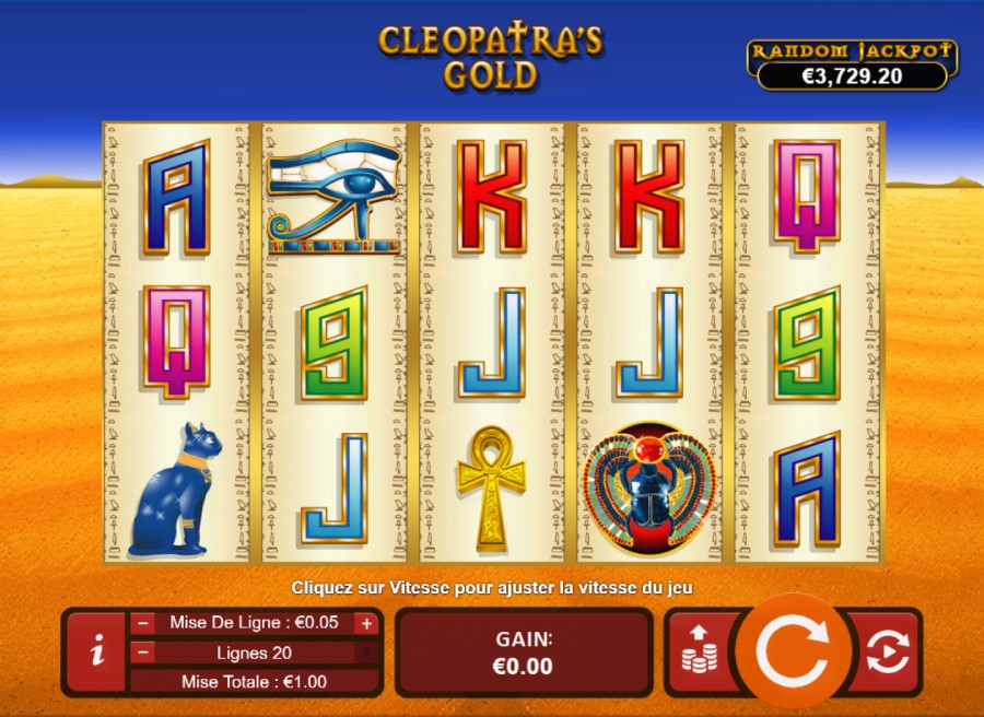 Cleopatra's Gold Real Time Gaming