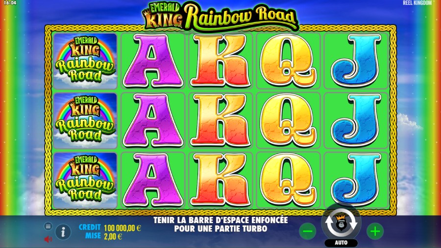 Emerald King Rainbow Road de Reel Kingdom