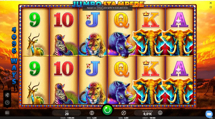 Jumbo Stampede iSoftBet