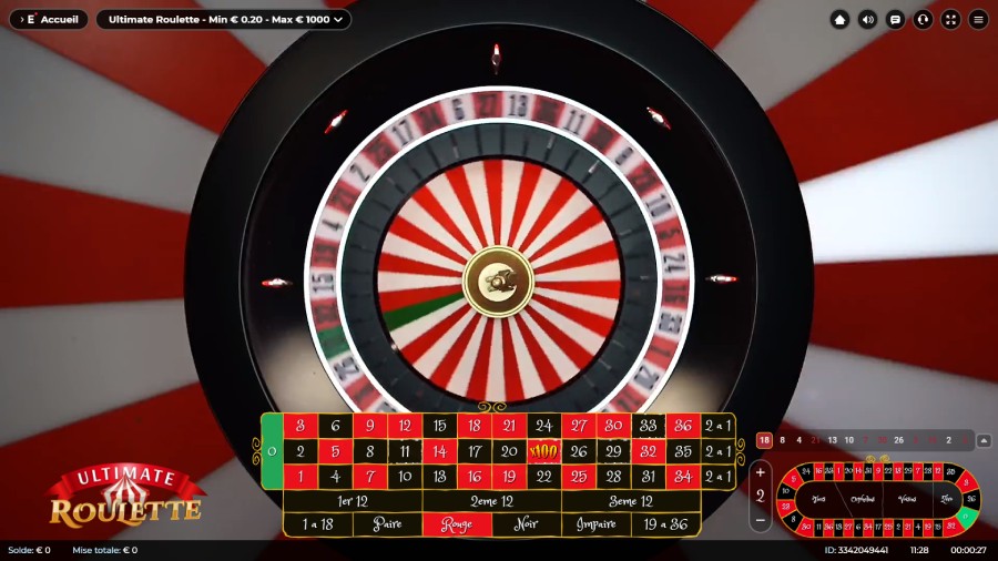 Roulette Live Ezugi