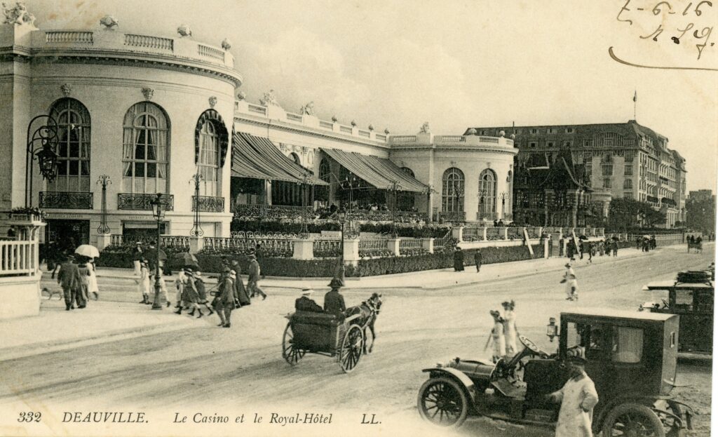 Casino Barrière Deauville old postcard