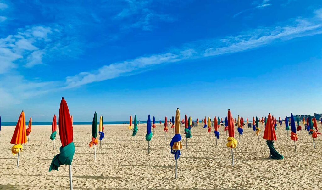 Deauville beach