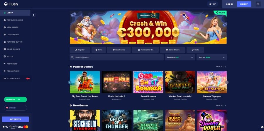 Home page Flush Casino