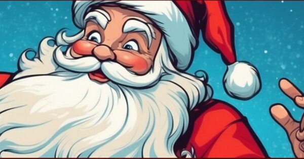 Father Christmas banner